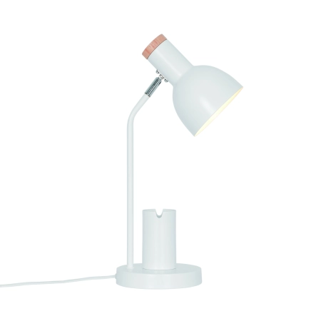 Lampa biurkowa z piórnikiem E27 biała Devone NO2512405001 - Nordlux